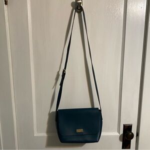 Kate Spade teal fold over crossbody